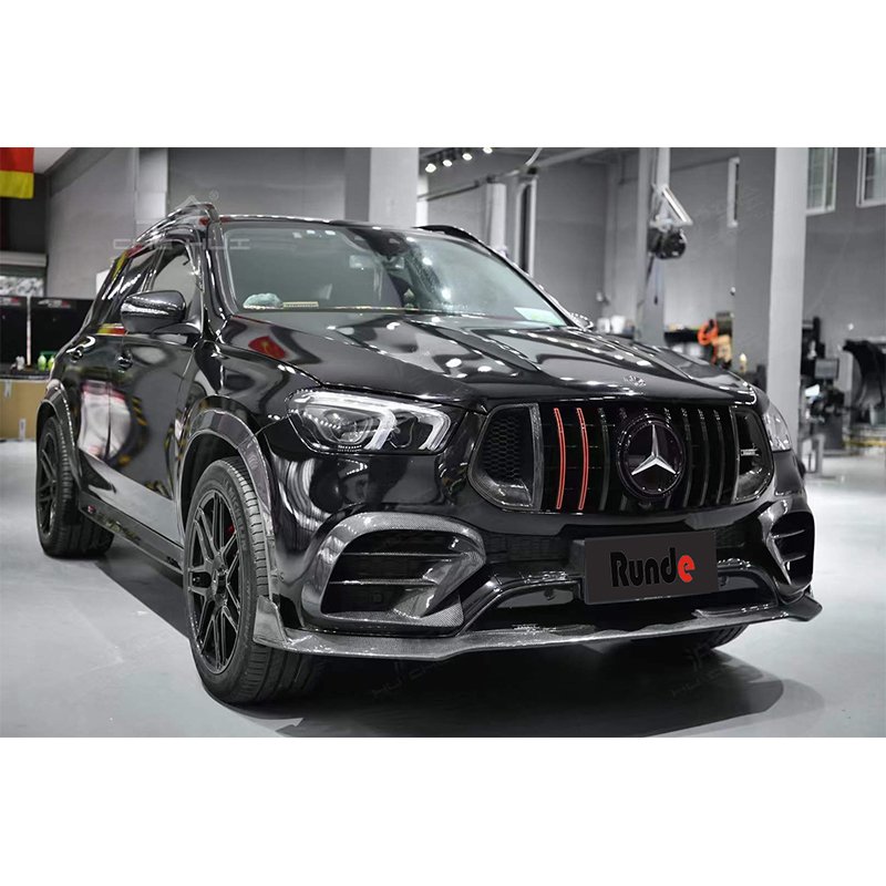 Runde Hight Quality for Mercedes-Benz GLE Class GLE53 GLE450 GLE63 SUV Retrofit BRABUS800 Style Carbon Fiber Tunning Parts